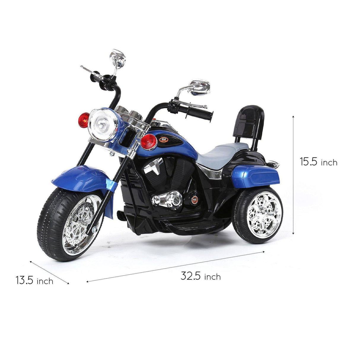6V Chopper-Style Ride-On Trike for Kids – Classic Harley-Inspired Fun by Ride On Kids