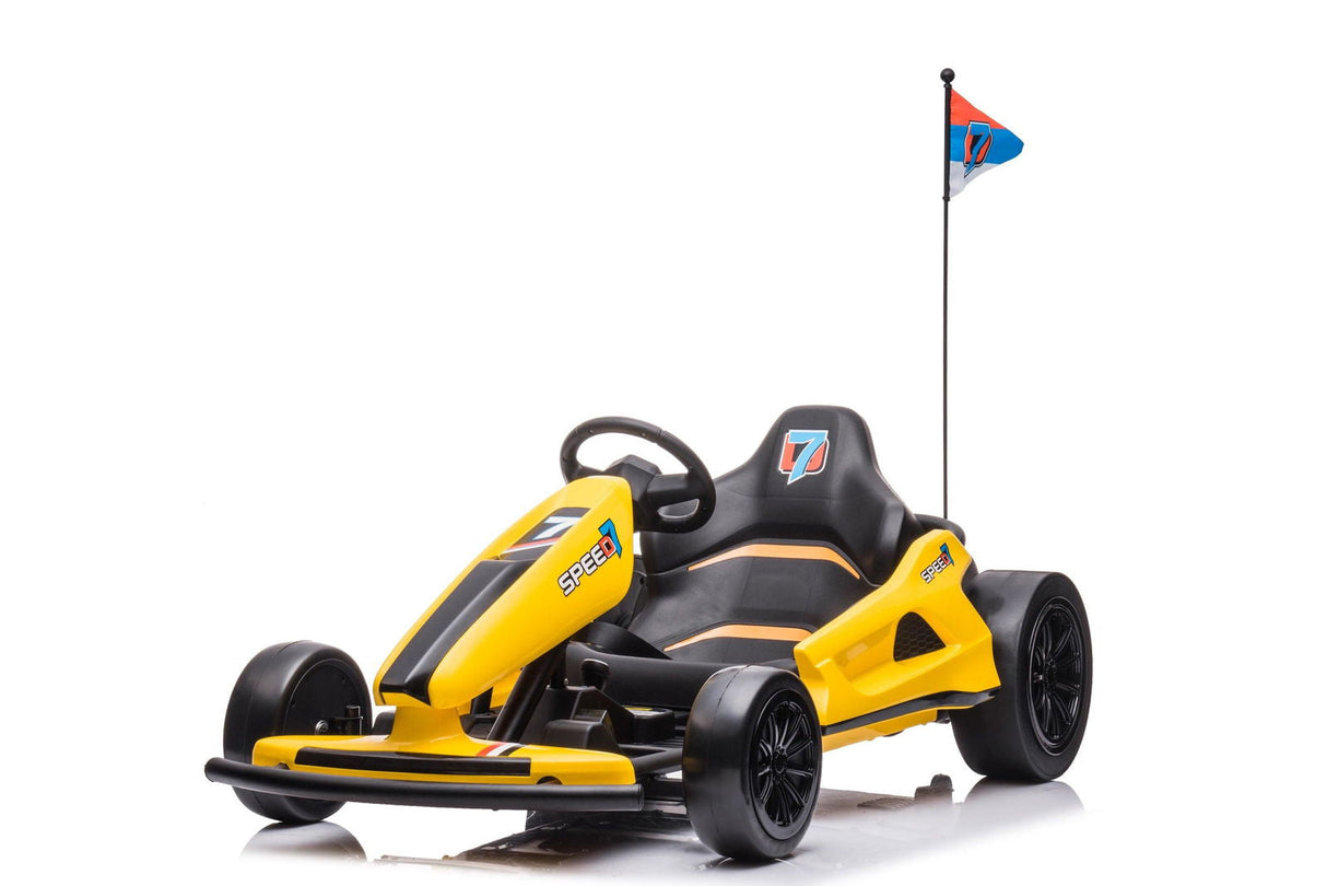 24V Go Kart Drifter 1-Seater Ride-On for Kids – Action, Speed & Thrills by Ride On Kids