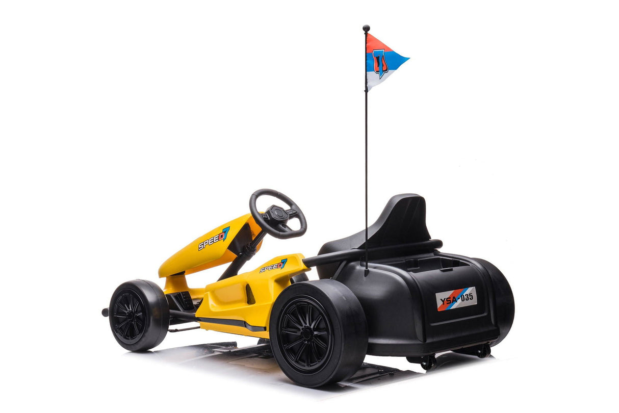 24V Go Kart Drifter 1-Seater Ride-On for Kids – Action, Speed & Thrills by Ride On Kids