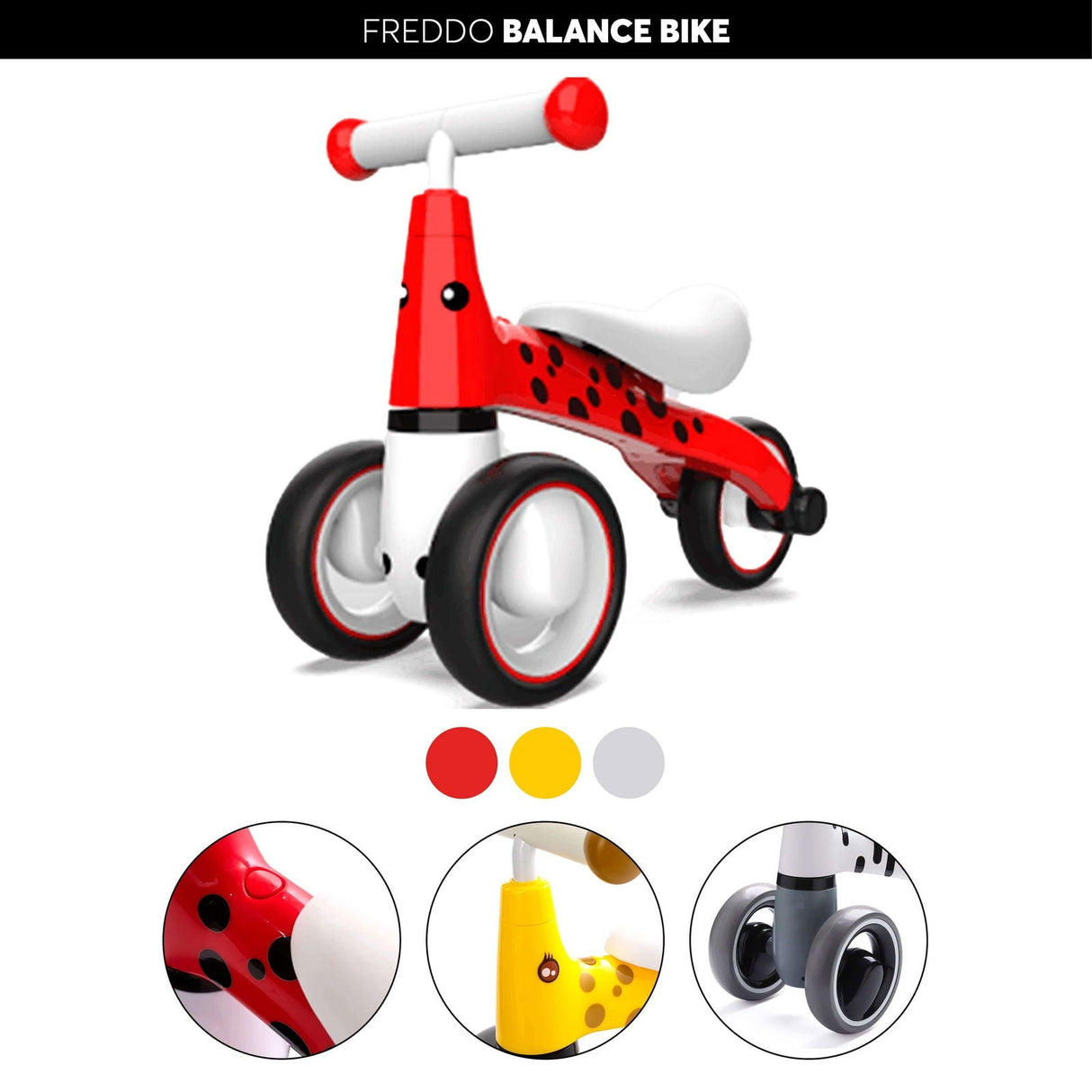 3-Wheel Animal Balance Bike for Toddlers – Fun, Durable, and Perfect for Development by Ride On Kids
