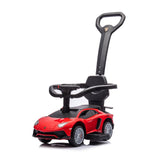 Official Lamborghini 3-in-1 Kids Push Ride-On Toy Car – Licensed Ride On with Lights, Music, and Safety Features
