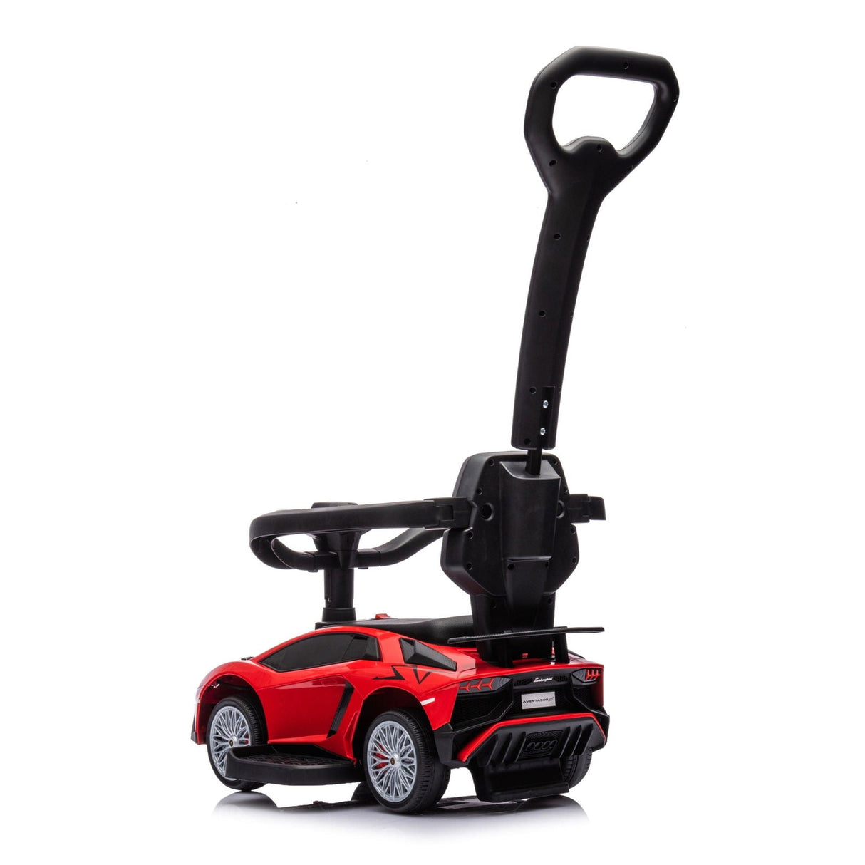 Official Lamborghini 3-in-1 Kids Push Ride-On Toy Car – Licensed Ride On with Lights, Music, and Safety Features