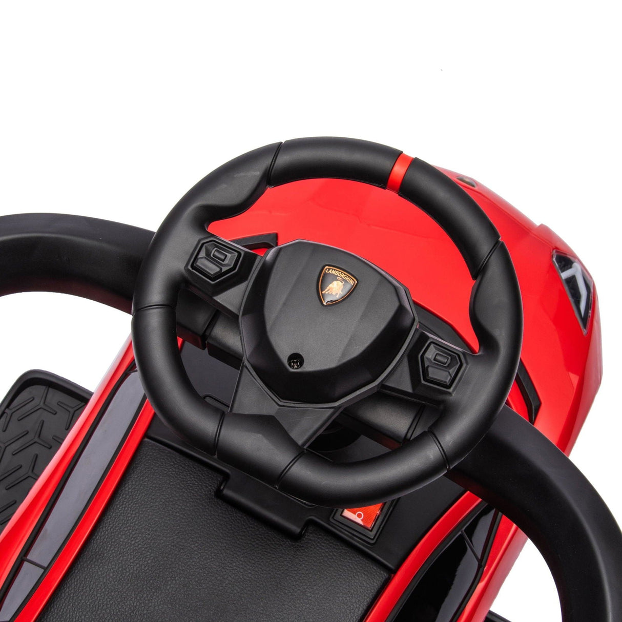 Official Lamborghini 3-in-1 Kids Push Ride-On Toy Car – Licensed Ride On with Lights, Music, and Safety Features