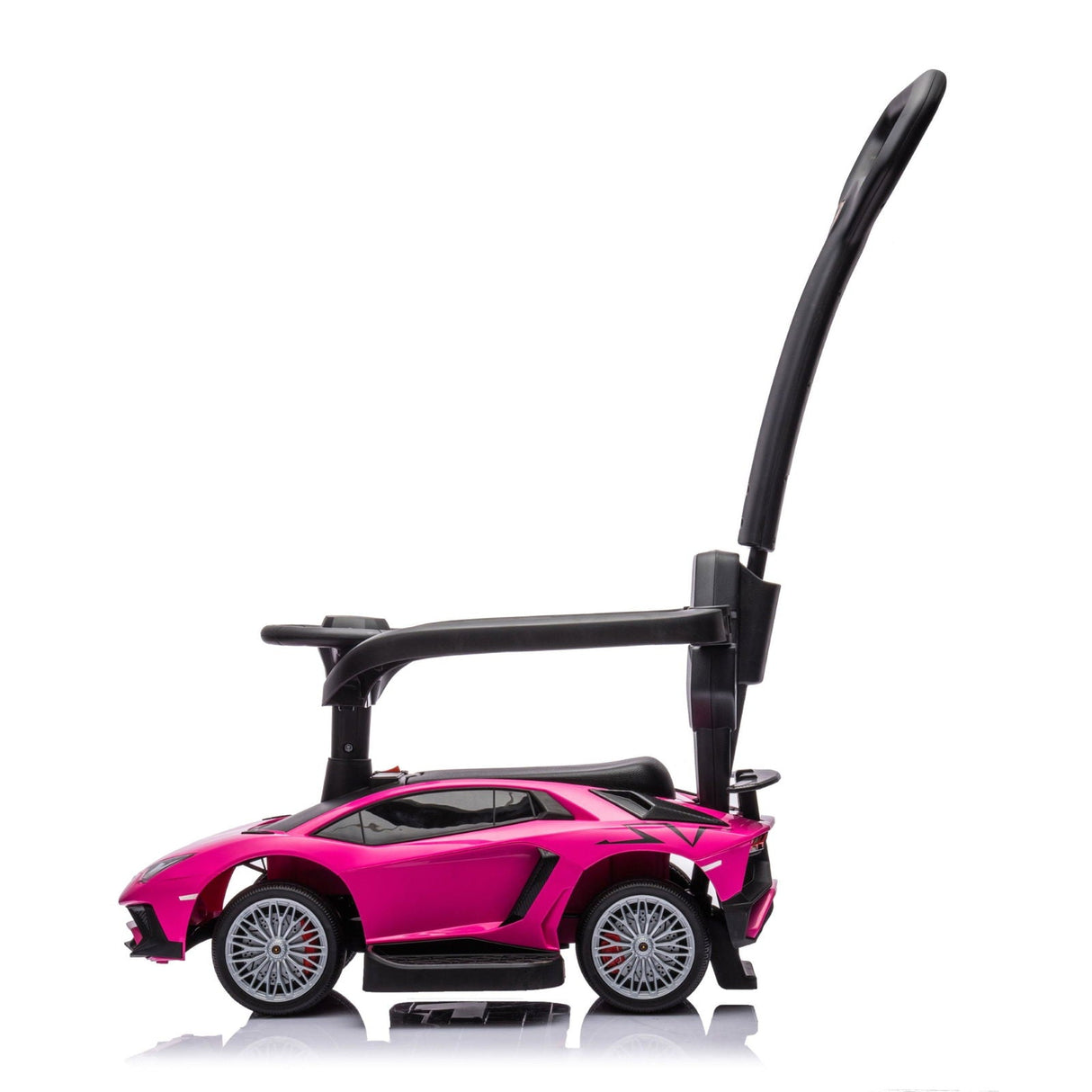Official Lamborghini 3-in-1 Kids Push Ride-On Toy Car – Licensed Ride On with Lights, Music, and Safety Features