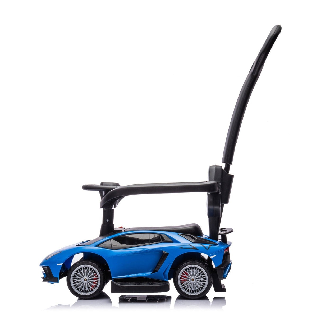Official Lamborghini 3-in-1 Kids Push Ride-On Toy Car – Licensed Ride On with Lights, Music, and Safety Features